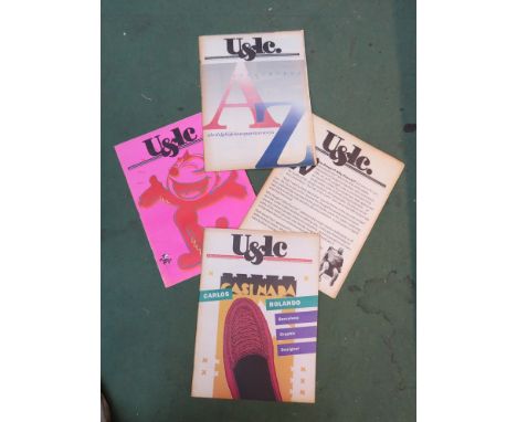 A box of the American design magazine U&LC circa 1980's & 90's