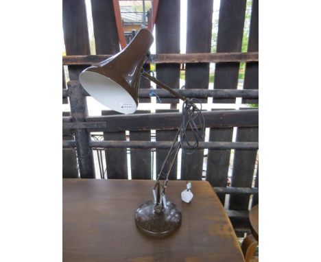 An angle poise desk light 