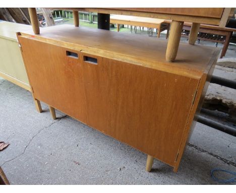 A 1950's University double door cabinet 