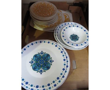 A collection of J & G Meakin pottery from the studio range 