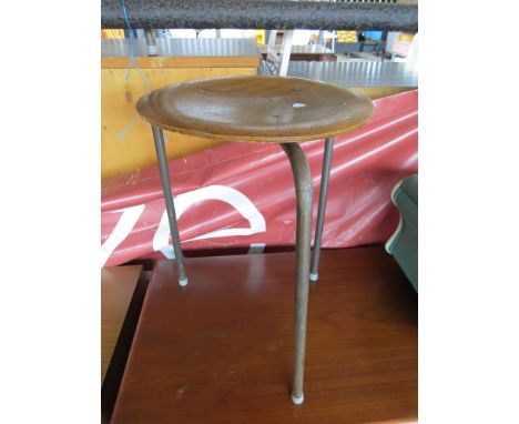 A metal rod and laminated ply seat stool 