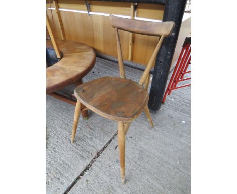 An Ercol stacking chair a/f 
