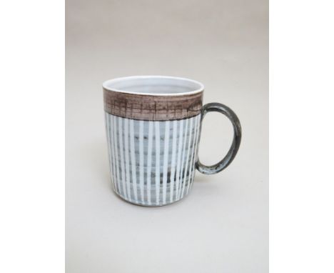 A Briglin pottery mug 