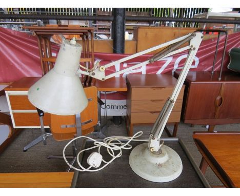 A vintage angle poise lamp by 'Thousand and one' lamps 