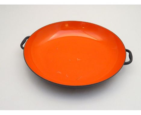 A 1960's Krenit enamel skillet dish