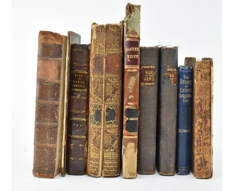 A collection of seven 18th century &amp; later travel works relating to the world, mostly in contemporary calf bindings. The 