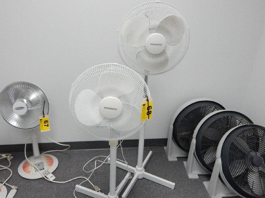 (2) WINDMERE MODEL C162 ADJUSTABLE HEIGHT PEDESTAL FANS