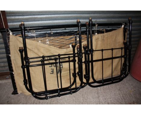 THREE VINTAGE BEDS