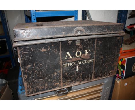 A METAL TRUNK