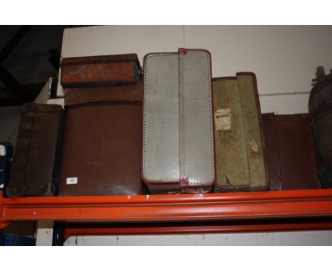SIX VINTAGE CASES