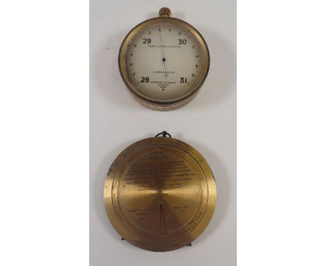 A Negretti and Zambra Forecasting Aneroid Barometer, No 20997  and dial 