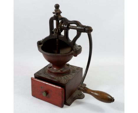 A French Peugeot Freres Brevetes large coffee grinder 