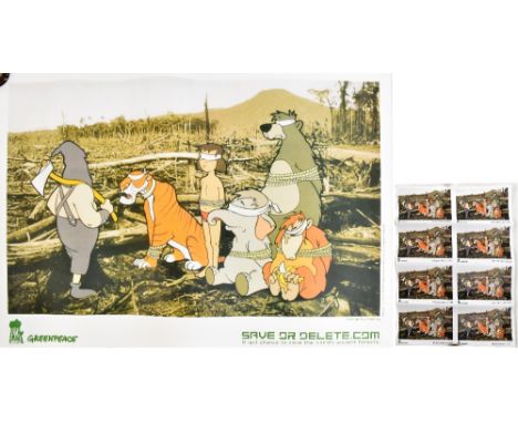 BANKSY (Born 1974); offset lithograph in colours on recycled paper 'Save or Delete' (2002), 42 x 59.5cm, sold with the origin