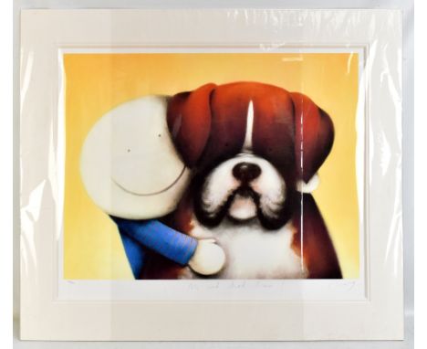 DOUG HYDE (Born 1972); pencil signed limited edition print, 'Me and Mad Max, No.141/195, 58.5 x 73.5cm, unframed,&nbsp;comple