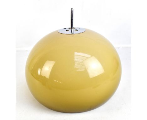 AFTER HARVEY GUZZINI; a plastic and chrome bud pendant light, diameter 38cm.Additional InformationScratches, general wear thr