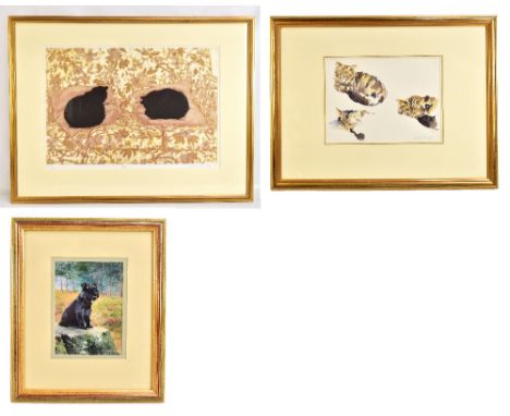 LESLEY FOTHERBY; watercolour, 'Studies of Betty', signed and inscribed in Chris Beetles Ltd label verso with notes of exhibit