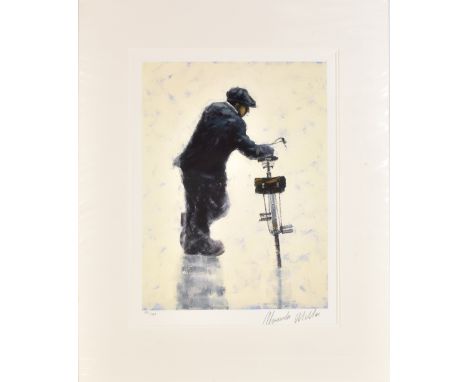 ALEXANDER MILLAR (Born 1960); pencil signed giclée print on paper 'Taking a Breather', No.192/395, 45 x 34cm, unframed, compl