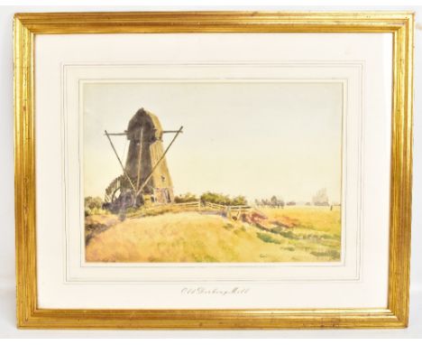 UNATTRIBUTED; watercolour, 'Old Dorking Mill', indistinctly signed and dated lower left, 26.5 x 37cm, framed and glazed.Addit