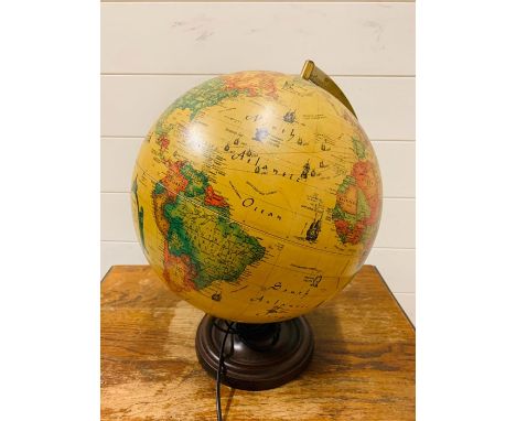 A modern light up globe 