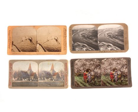 Topographical Stereo Cards 1880s-1890s: publishers including Strohmeyer & Wyman, Underwood & Underwood, Fine Art Publishing C