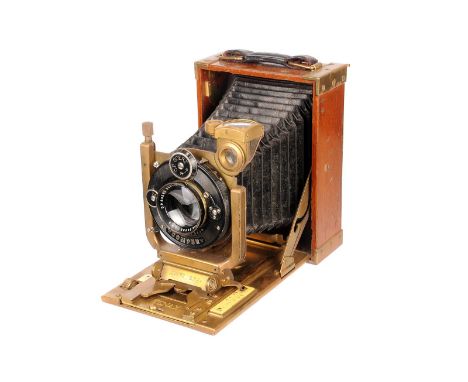 A C. P. Goerz Manufoc-Tenax Tropical Camera, serial no. 264275, 9x12cm, with C. P. Goerz Dogmar f/4.5 135mm lens, serial no. 