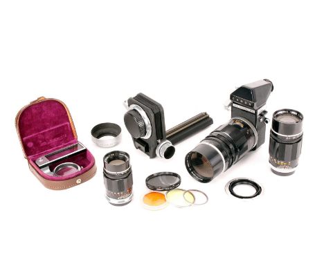 Various Canon Lenses &amp; Accessories: small quantity of various Canon lenses and accessories including Mirror Box 2, Bellow