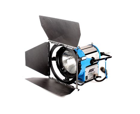 An Arri Arrisun 12 Plus Light, with anti-flicker power supply unit, filters, and tripod 