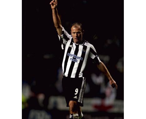 Alan Shearer Signed 10x8 Newcastle United Colour Photo. Good condition. All autographs come with a Certificate of Authenticit