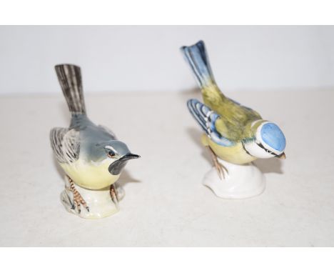 Beswick Grey Wagtail together with a Goebel Blue Titmouse