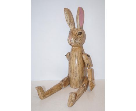 Large wooden shelf rabbit Height 60cm 
