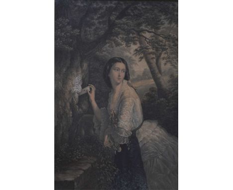 After Jessie McLeod, The Lovers' Letter-box, a Baxter colour print, 39 x 26cm; and two others, The Bridesmaid and The Day Bef