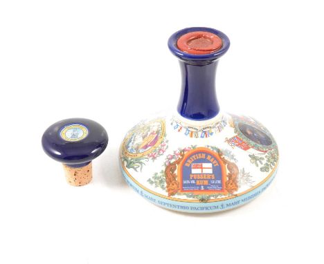 Pusser's Rum Nelson's Ship's Decanter, by Wade, 1l, 54.5% vol, boxed, with contents.