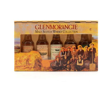Glenmorangie, malt Scotch whisky 'Wood Finish' presentation set containing:1x Madeira Wood1x Sherry Wood1x Port Wood1x 18 Yea