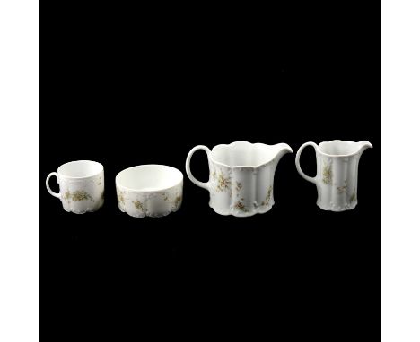 A Rosenthal Classic Rose pattern part dinner, tea and coffee service, comprising lidded tureens, dinner plates, side plates, 