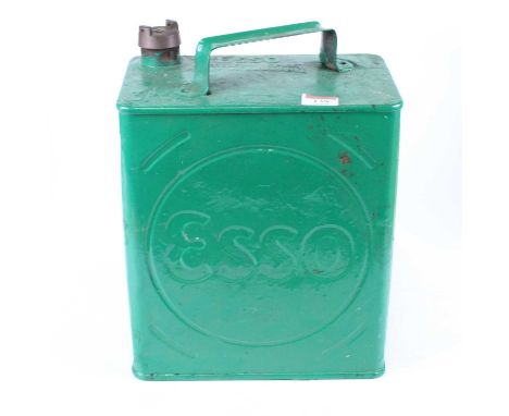 A vintage ESSO advertising fuel can, h.32cm 