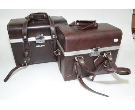 Two large camera cases, a Canon lens 50mm 1.2 No 46378, a Western Photronic Exposure Meter.   Condition report:  Good conditi