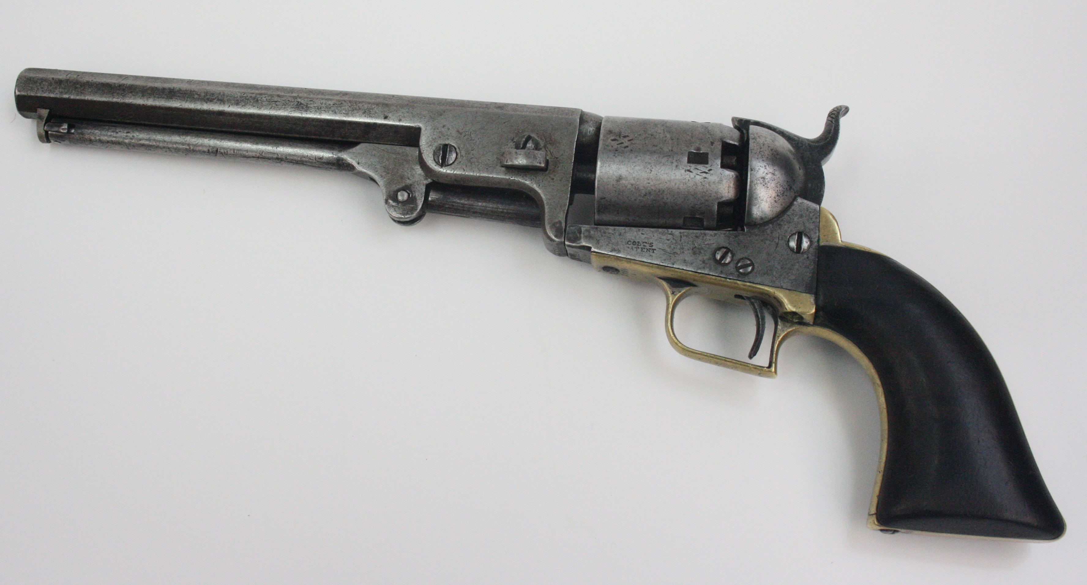 A Colt Navy 1851 Square Back 36 Calibre Single Action Six Shot Cap And Ball Revolver The Cha 6726