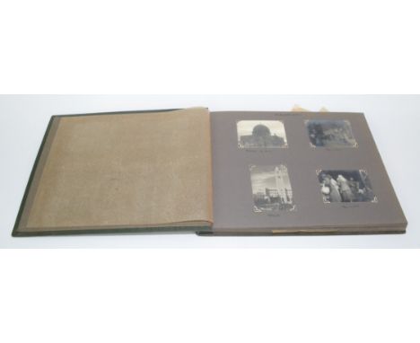 A photograph album entitled 'Palestine & Syria December 1940, January 1941', including photos of Christmas Eve in Bethlehem, 