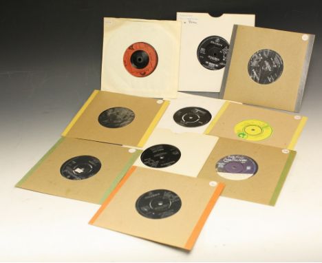 Vinyl Records - 7” singles including “Rock/ Prog rock” - Pink Floyd - See Emily Play/ Scarecrow - DB8214; Arnold Lane/ Candy 