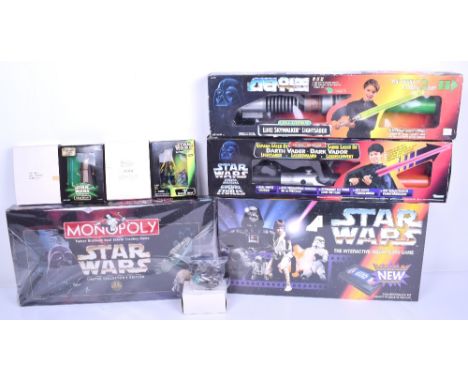 1990’s Star Wars Toys and Games consisting of sealed Limited Collector’s Edition Star Wars Monopoly, Parker Star Wars Interac