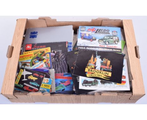 A Quantity of Reproduction and Original Toy Catalogues/leaflets,including Matchbox, Dinky Toys, Corgi Toys,Solido, Brumm, Con
