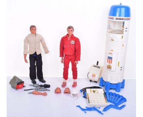 Denys Fisher The Six Million Dollar Man, in good used condition, without rubber skin on right arm, engine block, mechanism on