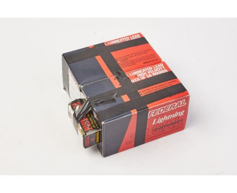 .22 Federal Lightning round nose target ammunition, 800 rds  800 rds Federal Lightning round nose target ammunition, high vel
