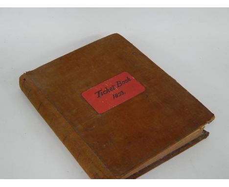 A Johnson's Correct List of York Spring Meeting 1833, Sunday School Ticket Book 1823, and early 19th century hand written chu