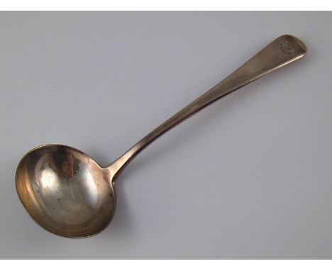 A silver Old English pattern sauce ladle by William Ely and William Fearn, London 1808. length 17.5cm, wt. 56gm. 