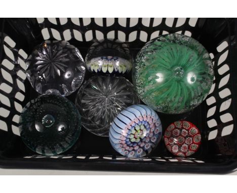 Glass paperweights to include Caithness, John Deacons, Strathearn etc