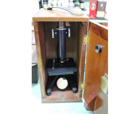A cased Beck London microscope, No.24096