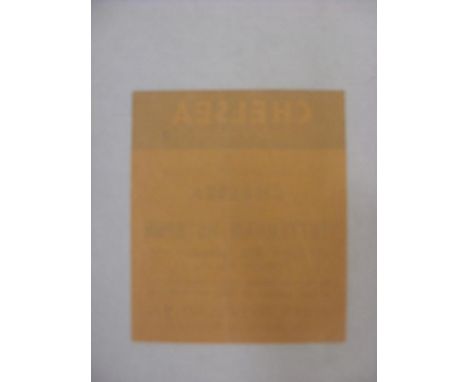 CHELSEA, 1964/1965, a football programme &amp; ticket for the fixture against Tottenham Hotspur in the FA Cup, played on 20/0