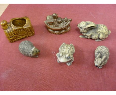 CERAMIC WARE, 1950's onwards, Wade Whimsical Collectables, A selection of rarer Wade items to include Whopper Tiger, 2 First 