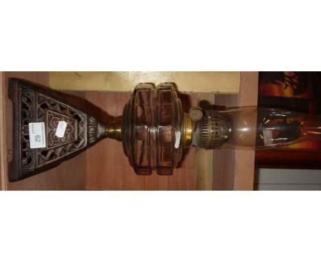 Cast paraffin lamp